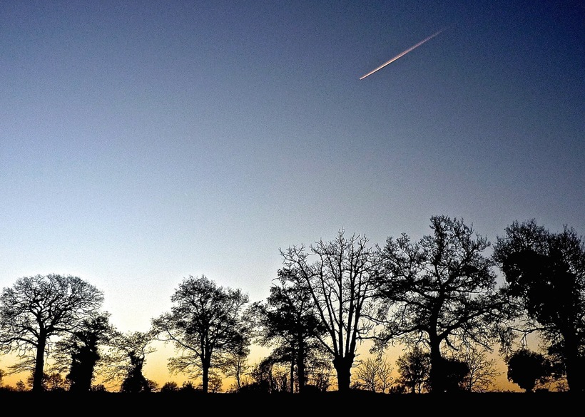 Le ciel de Parthenay aux aurores